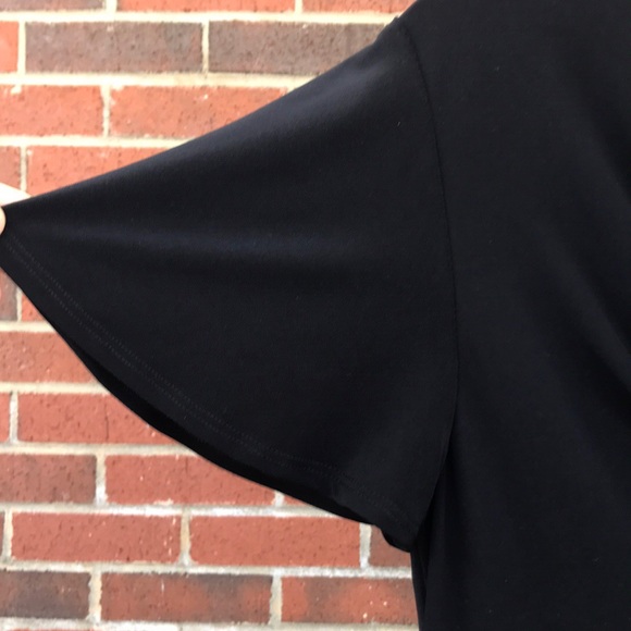 Jones Wear Dress Empire Waist V-Neck Short Sleeves - Picture 5 of 9